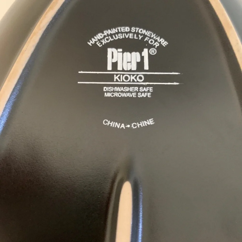 Pier 1 Imports Kioko Oval Stoneware Platters .